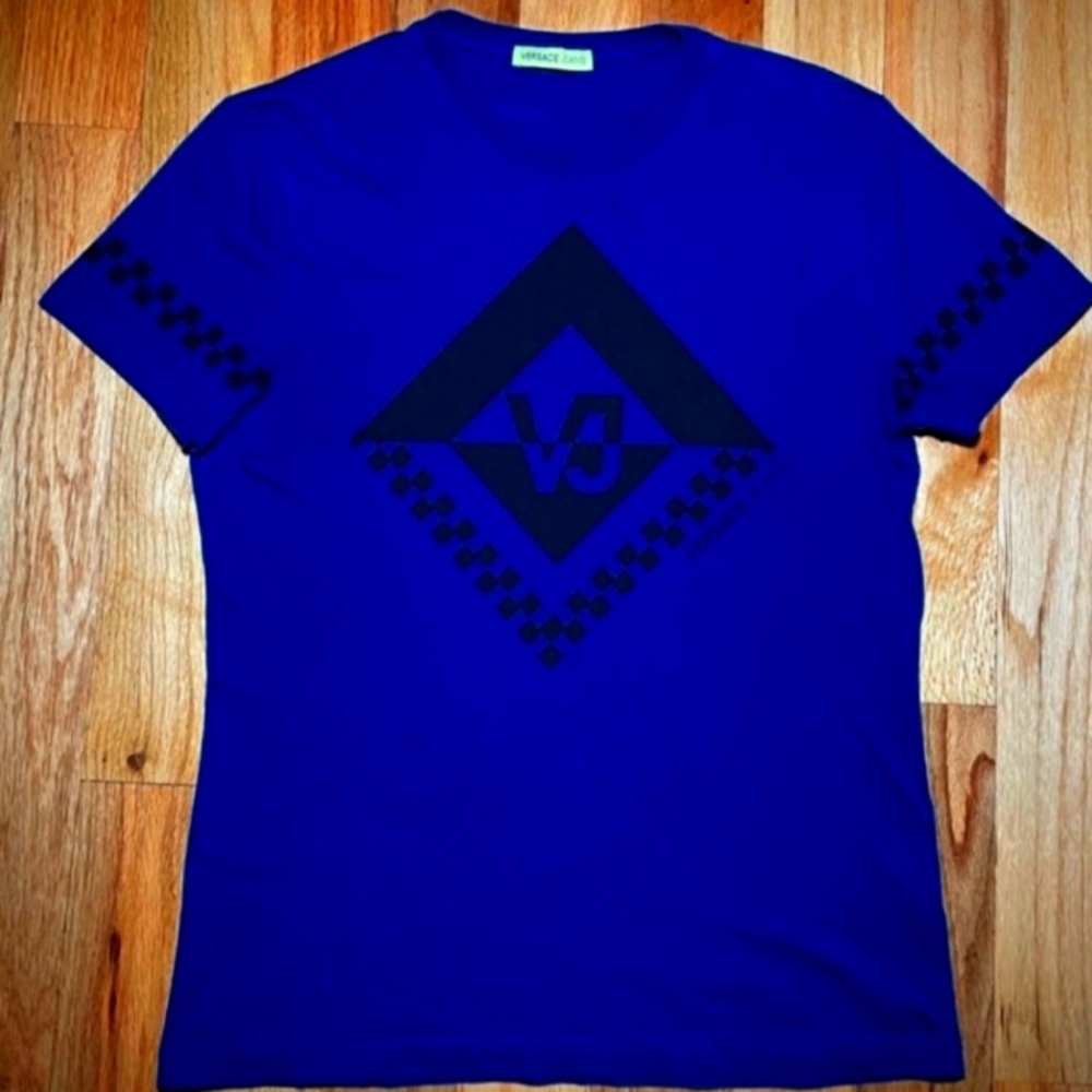 Dark Blue, Men's Authentic Versace Jeans Tee